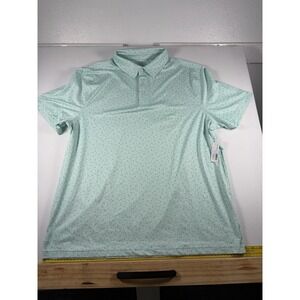 Members Mark Men's Patterned Performance Polo Size XL